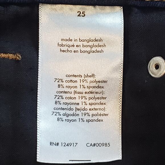 WeWoreWhat The Danielle High Rise Vintage Straight Jeans Womens 25 Casual - Picture 6 of 7